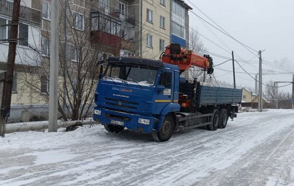 Манипулятор Камаз 6х4. Грузоперевозки. - Новая Каховка, заказать или взять в аренду